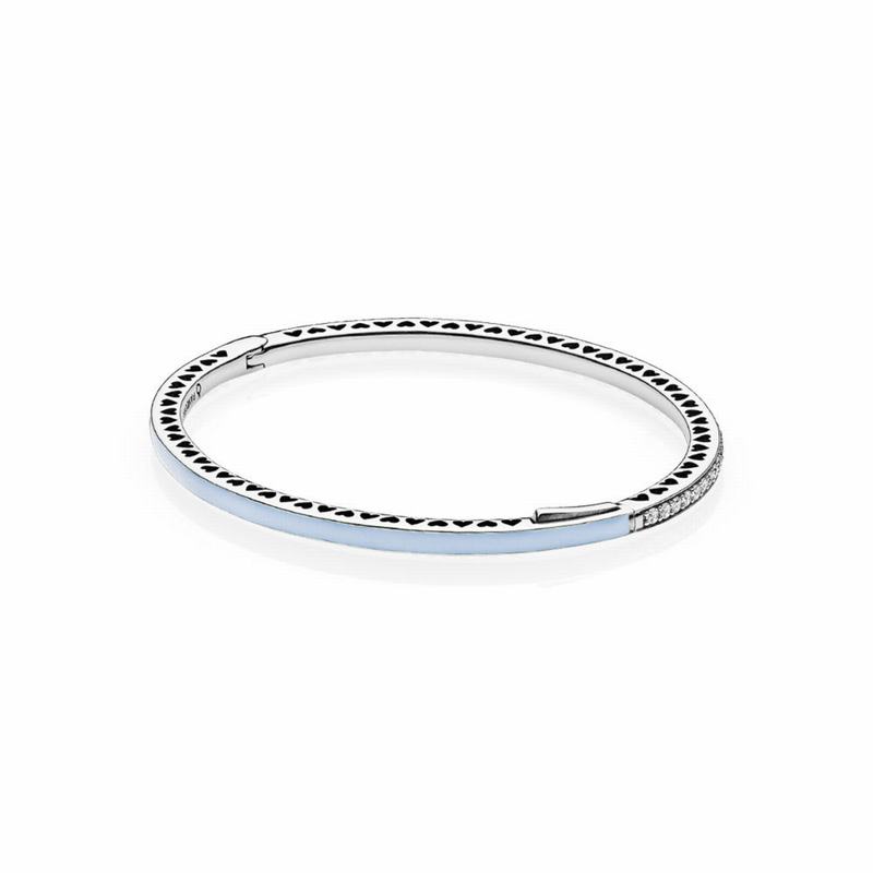 PANDORA Radiant Hearts Bangle Bracelet Silver Egypt CD5470186